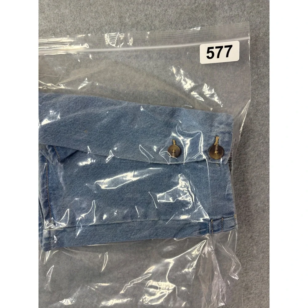 Old Navy Girls Blue Denim Wrap Skort Size M‎ 8 Elastic Back Light Wash Cotton
